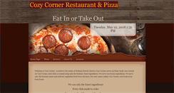 Desktop Screenshot of cozycornerdurham.com